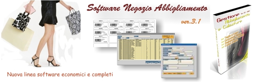 Software negozio abbigliamento